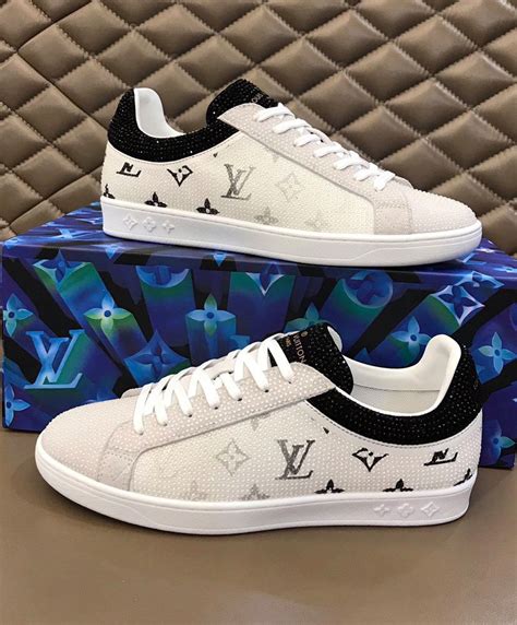 louis vuitton white shoes mens